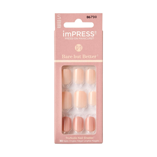 Kiss Bare But Better Press-On Manicure - Simple Pleasure Multi