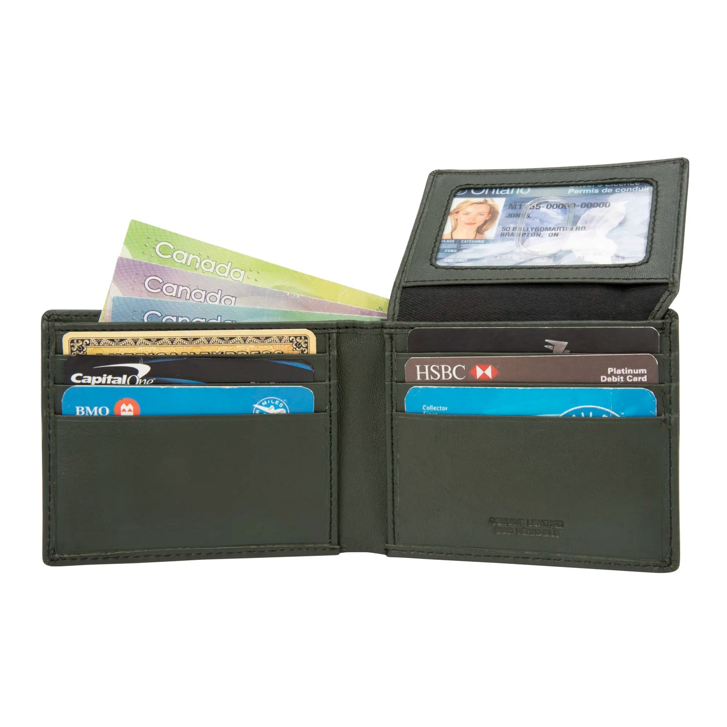 Buffalo David Bitton Doger RFID Passcase Khaki