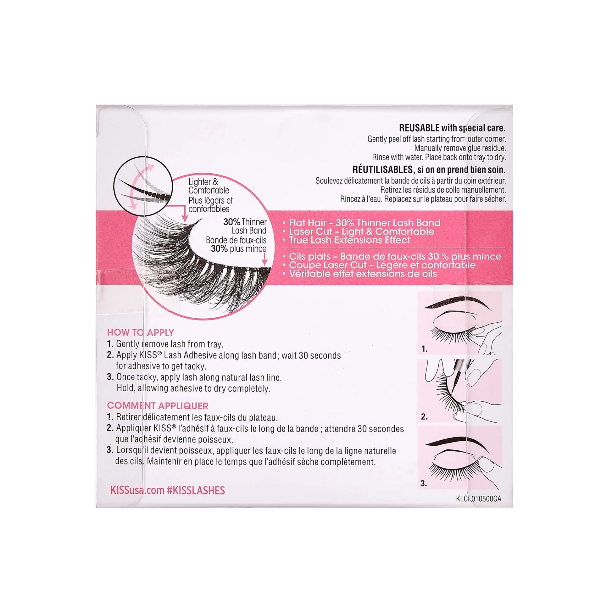 Kiss Lash Couture Luxtensions Black