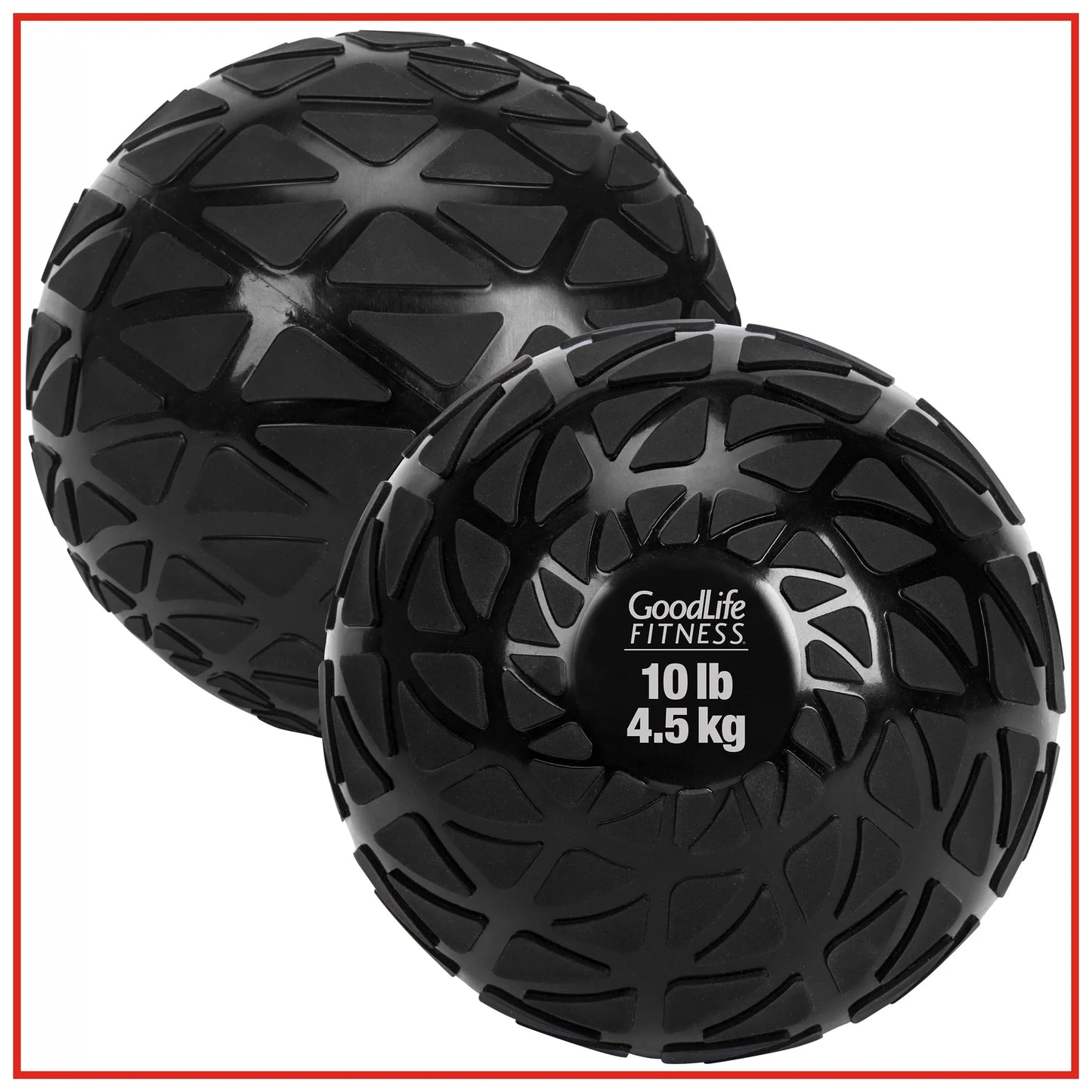 Goodlife 10Lb Medicine Ball Black