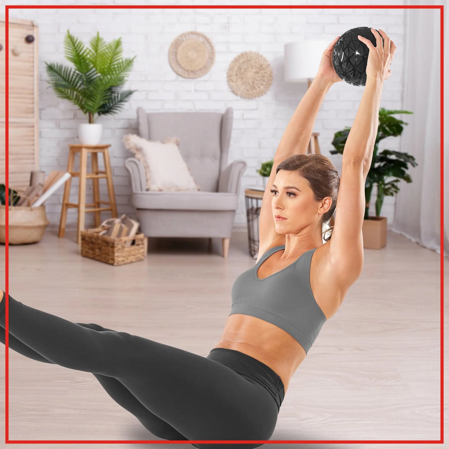 Goodlife 10Lb Medicine Ball Black