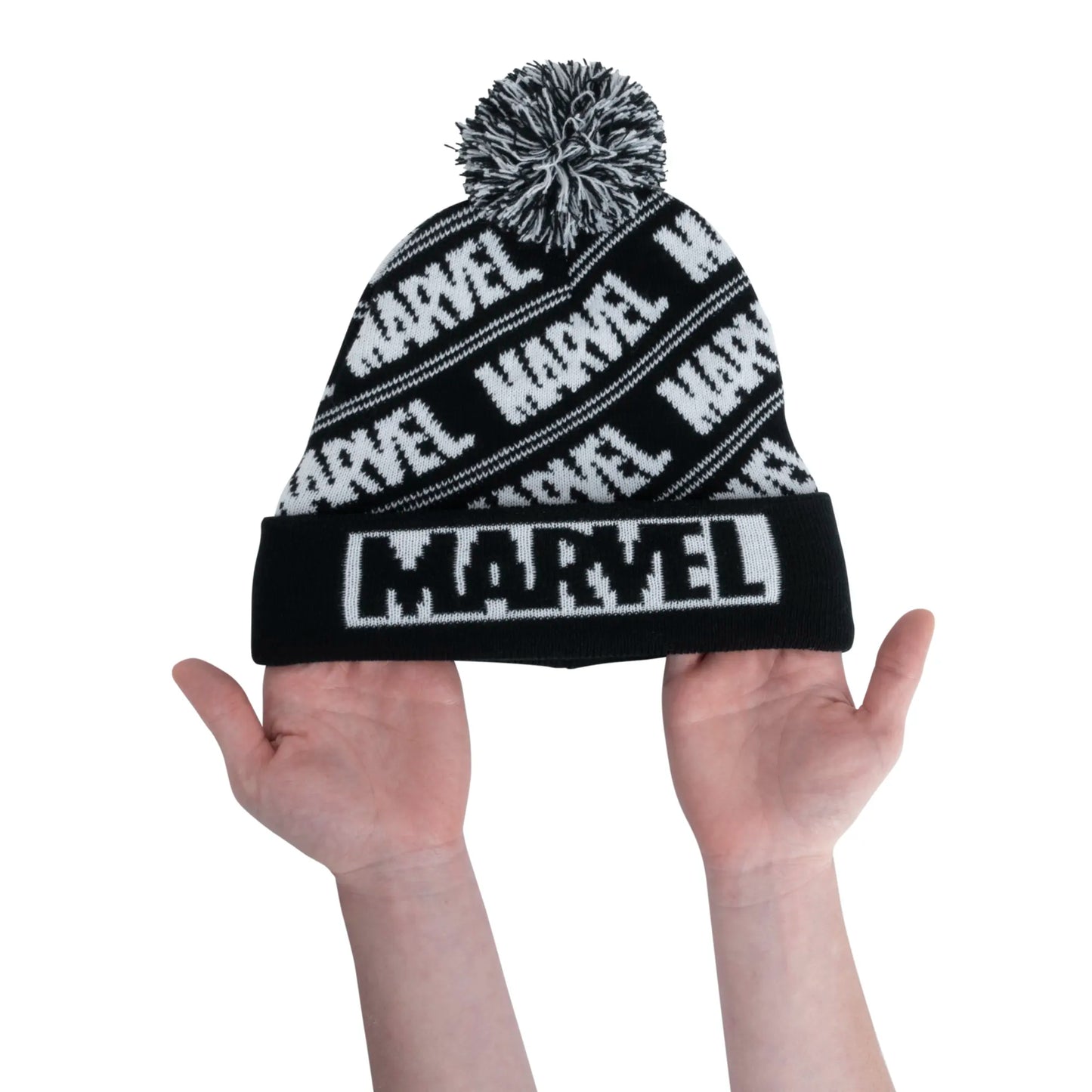 Marvel Classic Marvel Cold Weather Hat For Adults Black