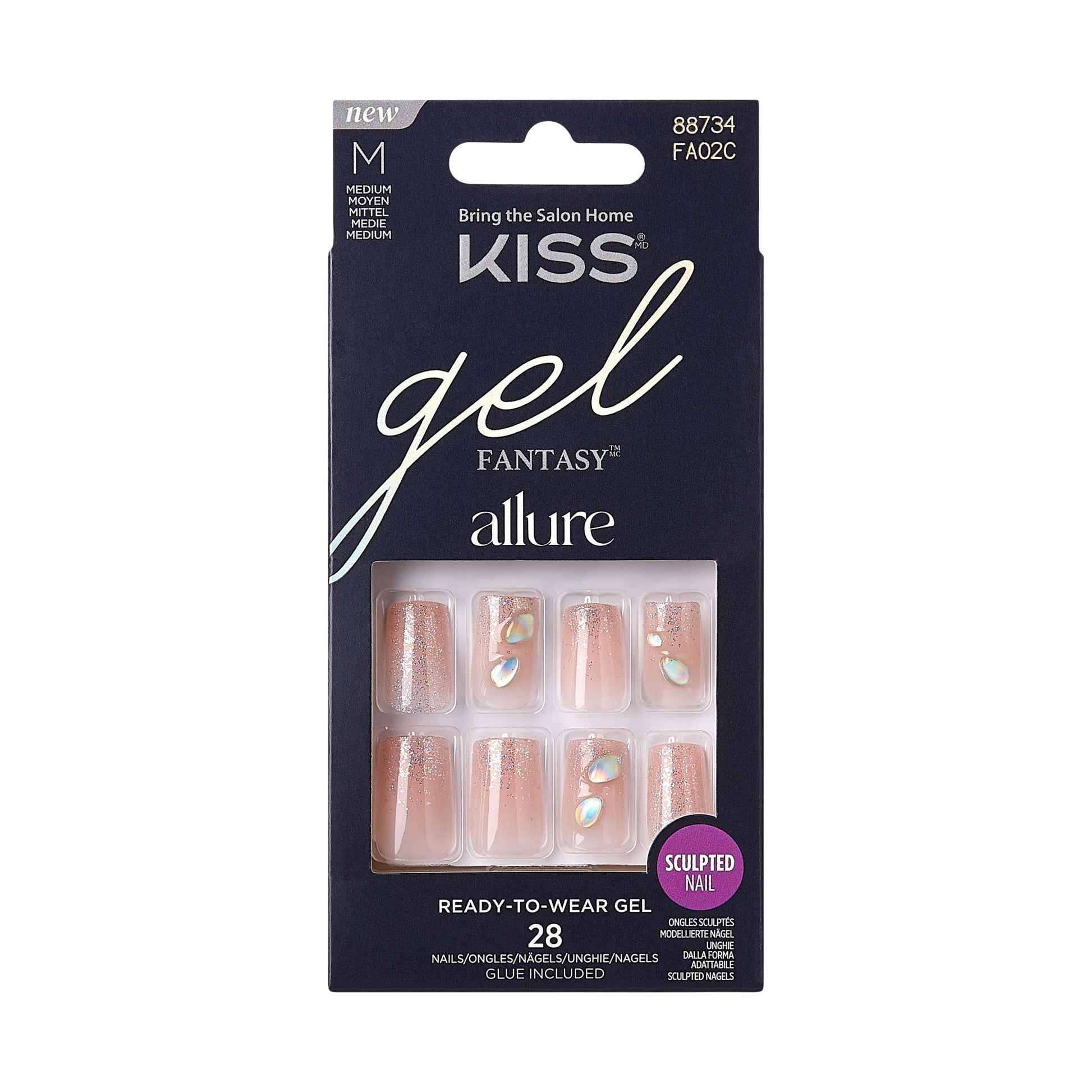 Kiss Gel Fantasy Allure - Transformation Decorated Nails