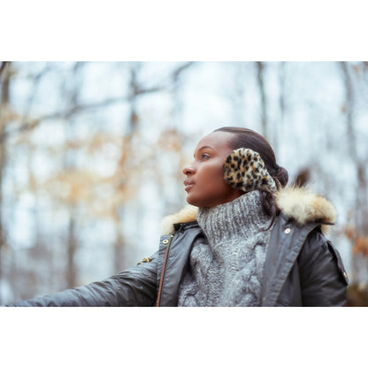 180s Felicity Faux Fur Earwarmer Leopard