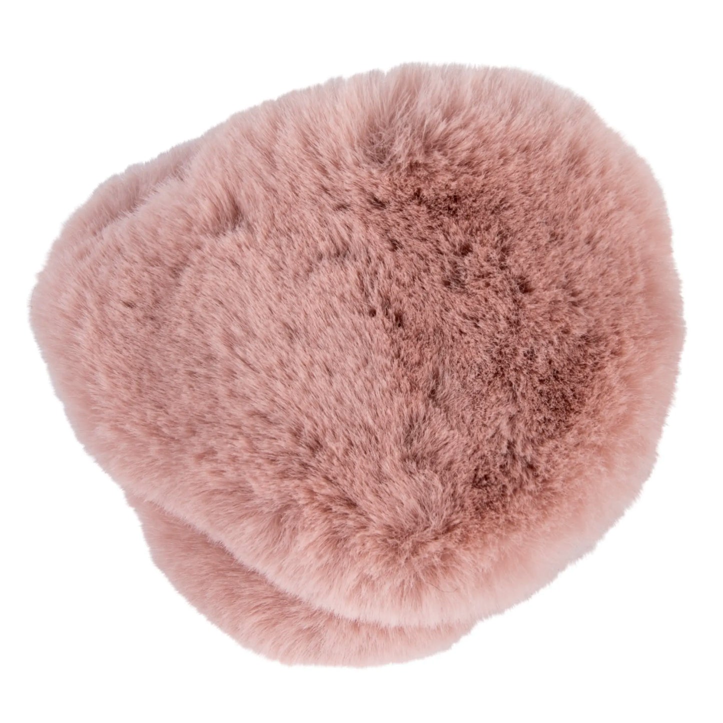 180s Felicity Faux Fur Earwarmer Silver Pink