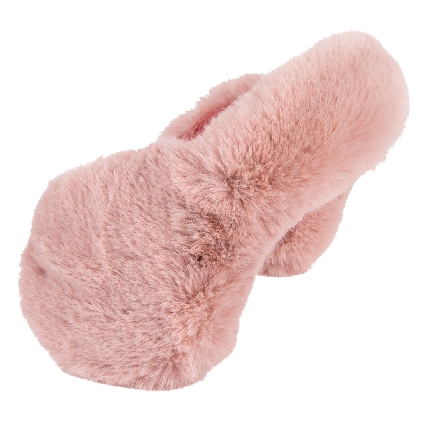 180s Felicity Faux Fur Earwarmer Silver Pink