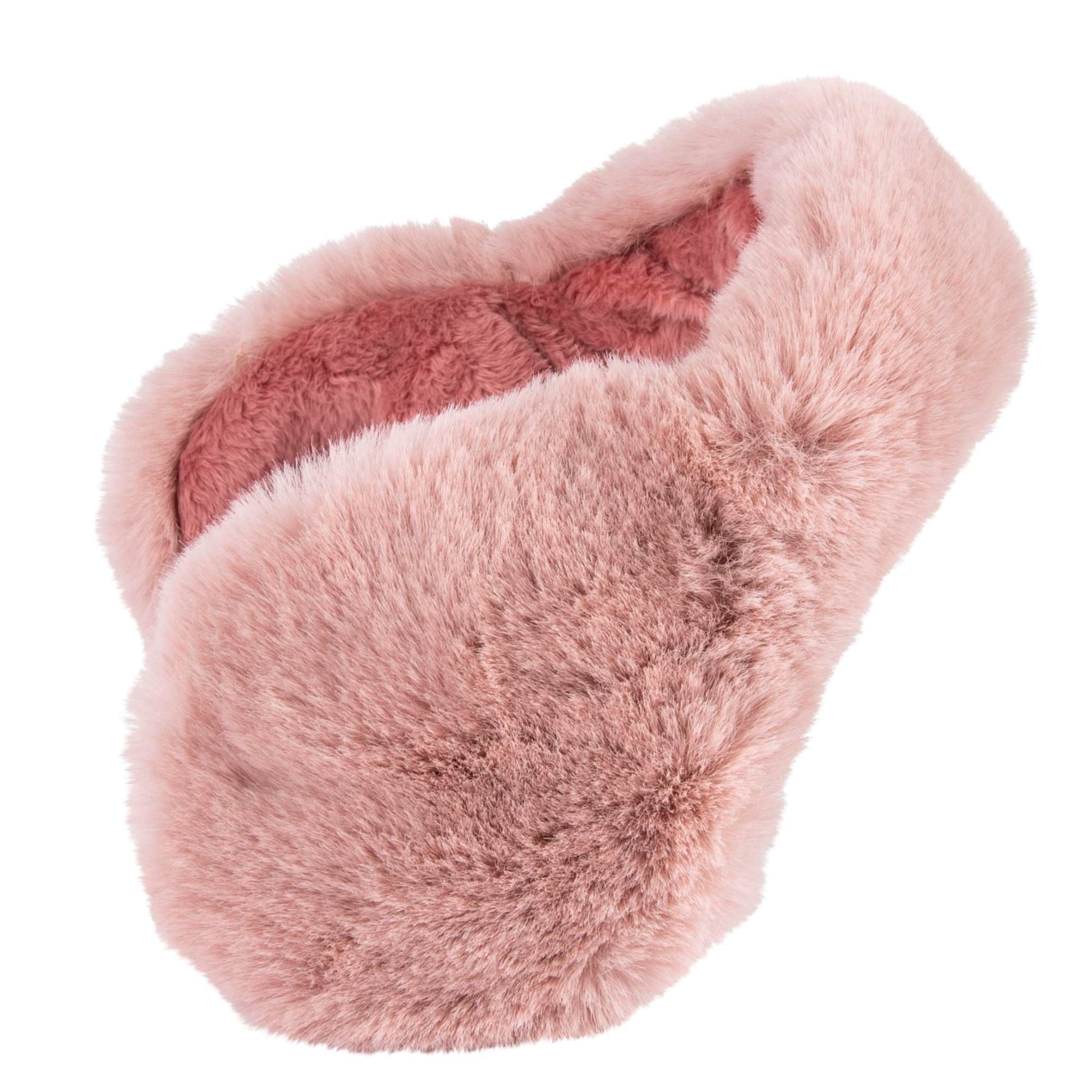 180'S Felicity Faux Fur Earwarmer Silver Pink