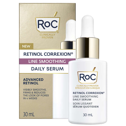 Roc Retinol Correxion Line Smoothing Daily Serum 30Ml White