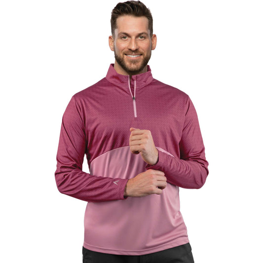 Antigua Judgement 1/4 Zip Pullover Damson Multi