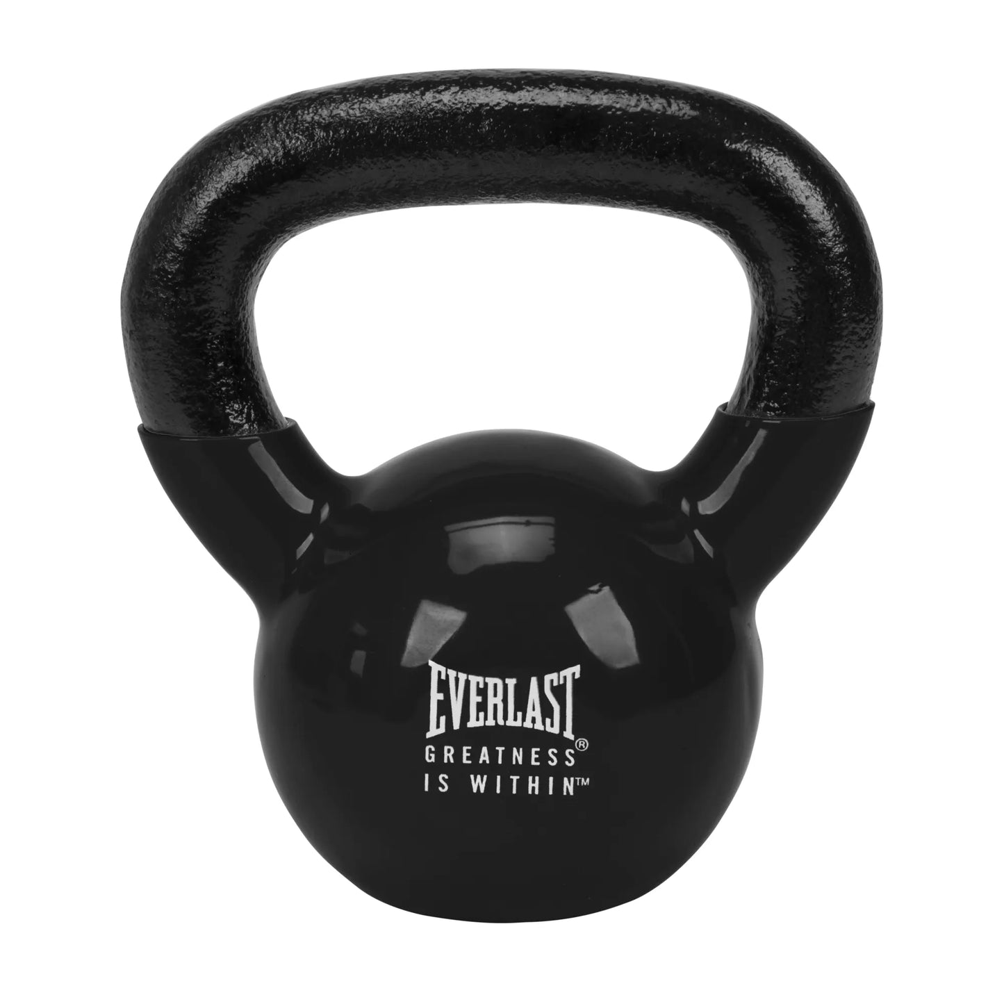 Everlast 20Lb Cast Iron Kettlebell Black