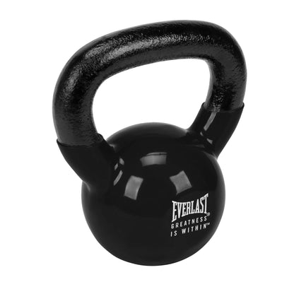 Everlast 20Lb Cast Iron Kettlebell Black