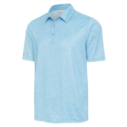 Antigua Motion Short Sleeve Polo Skylight/Optic White