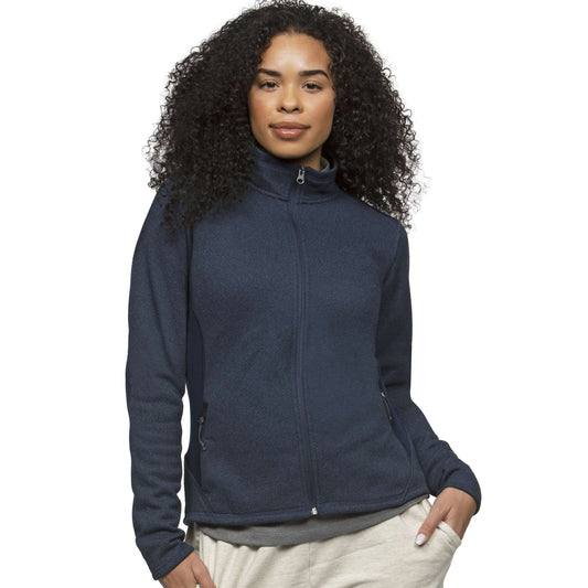 Antigua Course Jacket Navy Heather Multi