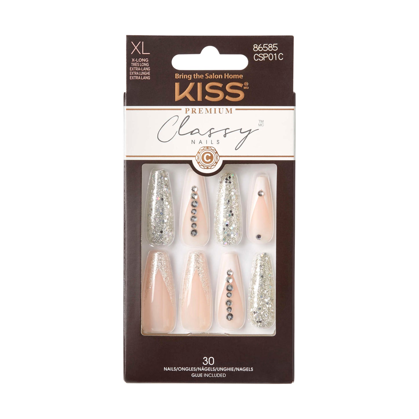 Kiss Premium Classy Nails Sophisticated Multi