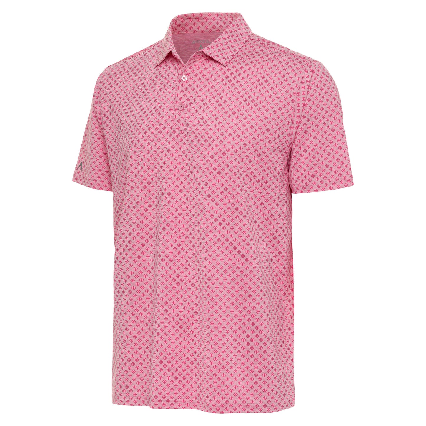 Antigua Viper Short Sleeve Polo Aurora Htr/Carnation