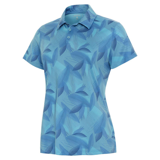 Antigua Vision Short Sleeve Polo Powder Blue/Mist/Blue Sky