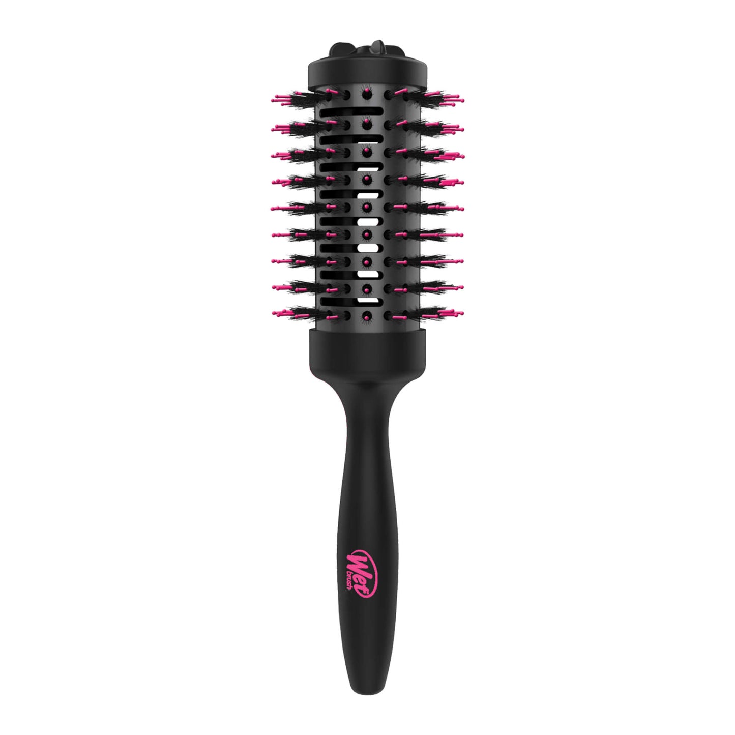 Wet Brush Break Free Fast Dry Adjustable Vent Round Brush Black