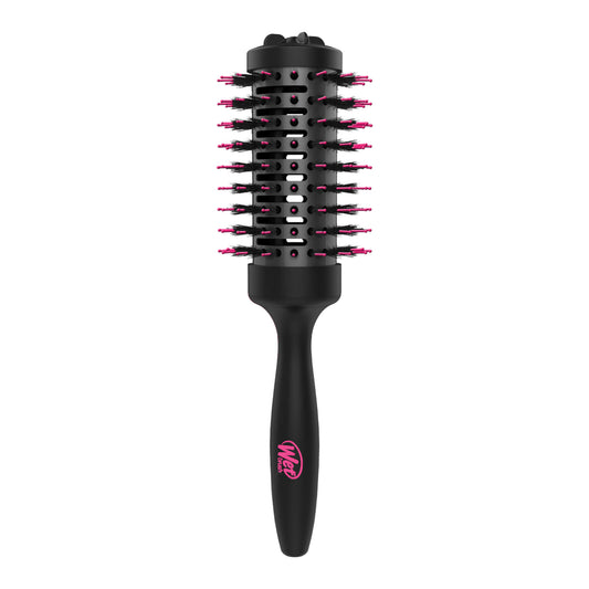 Wet Brush Break Free Fast Dry Adjustable Vent Round Brush Black