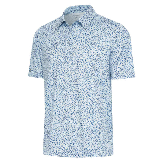 Antigua Motion Short Sleeve Polo Illusion Blue/Wave