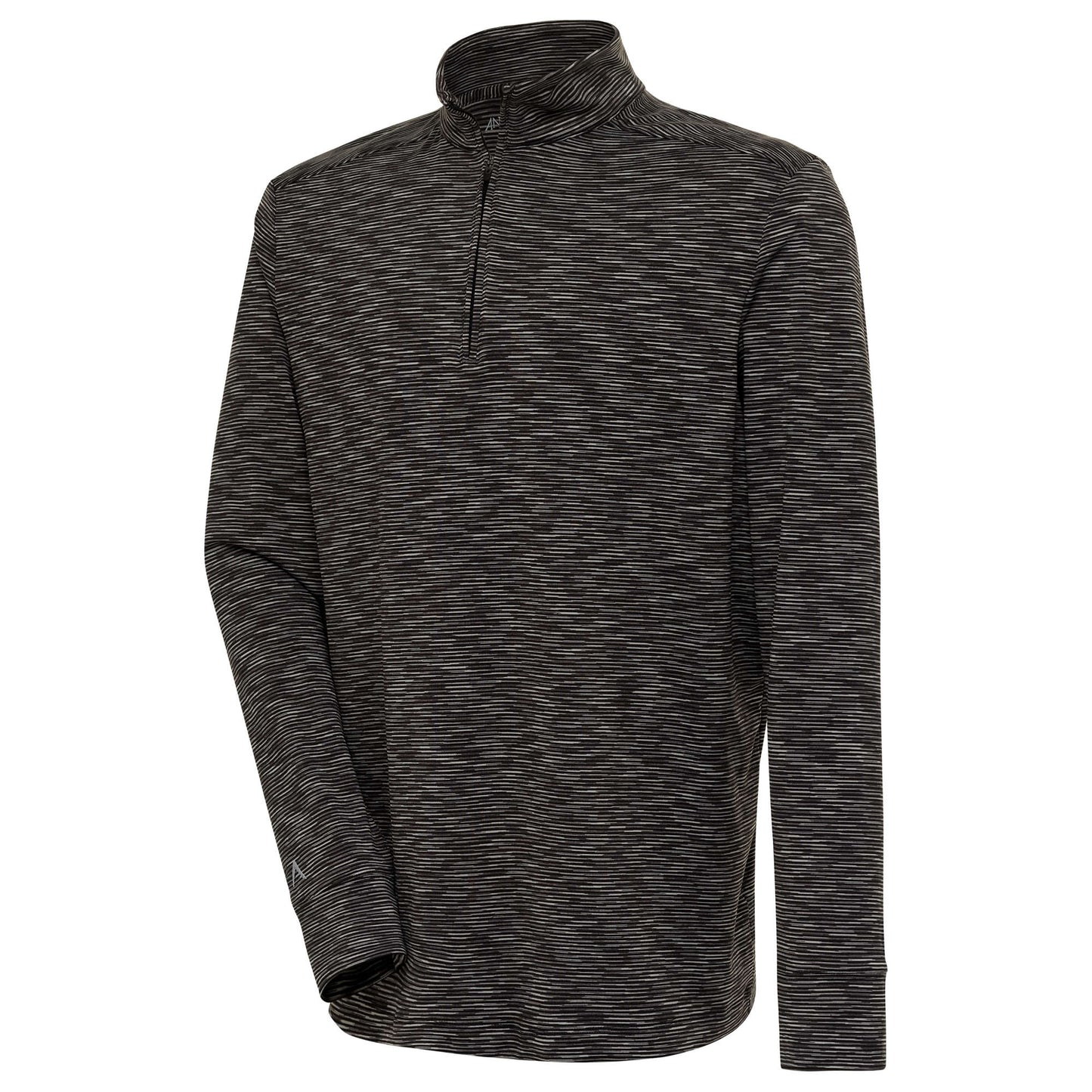 Antigua Civil 1/4 Zip Pullover Black Multi