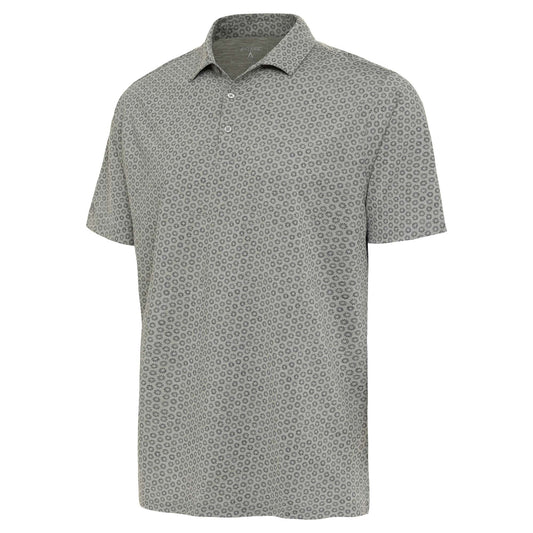 Antigua Flicker Short Sleeve Polo Dark Gray Heather/Rock