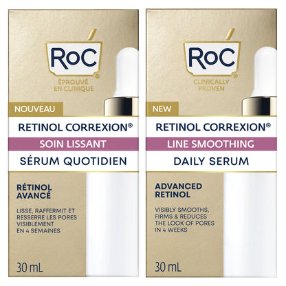 RoC Retinol Correxion Line Smoothing Daily Serum 30Ml White