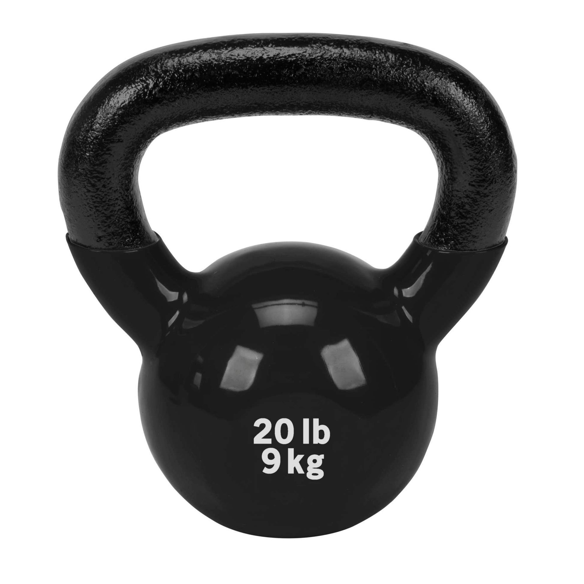 Everlast 20Lb Cast Iron Kettlebell Black