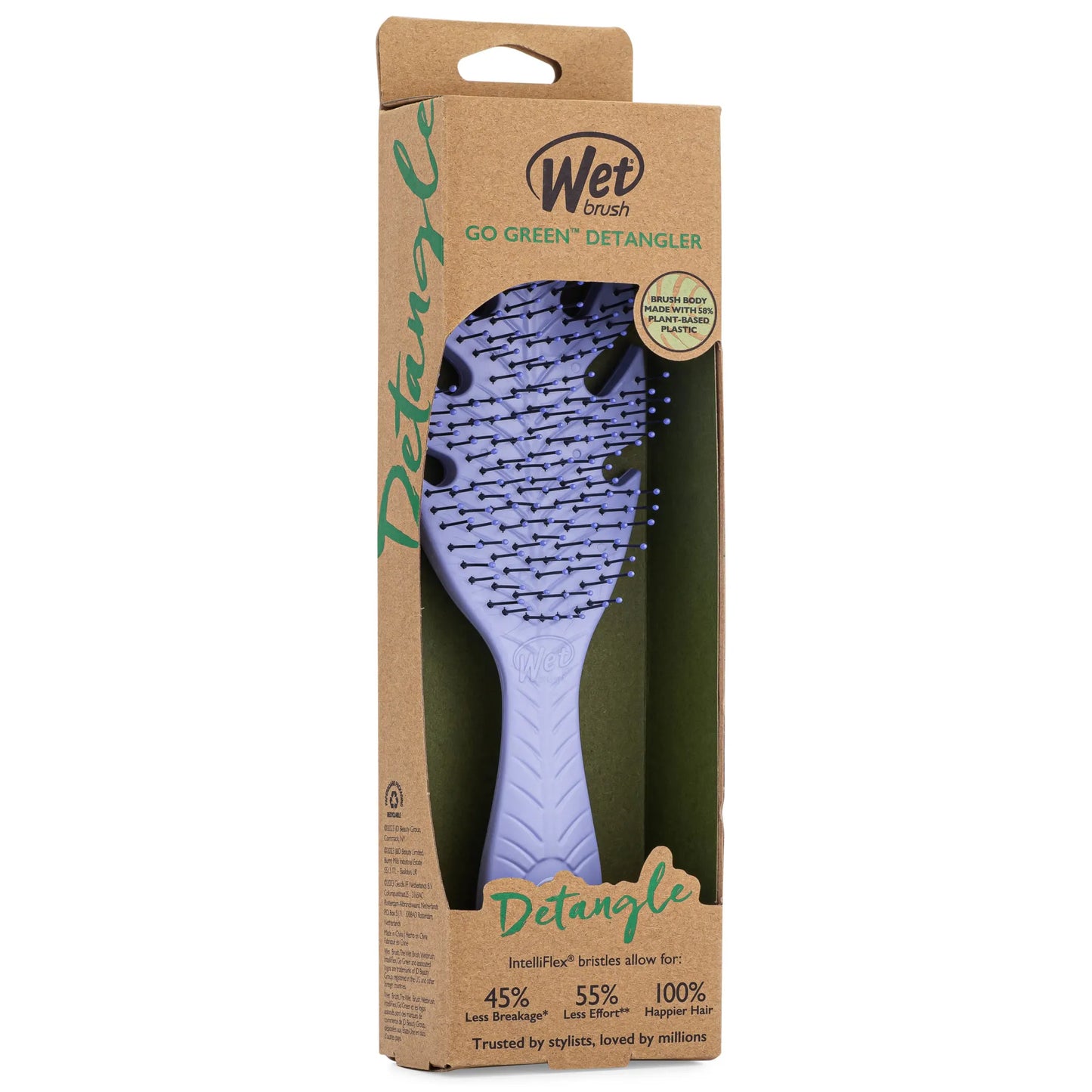 Wet Brush Go Green Hair Detangler Brush Lavendar