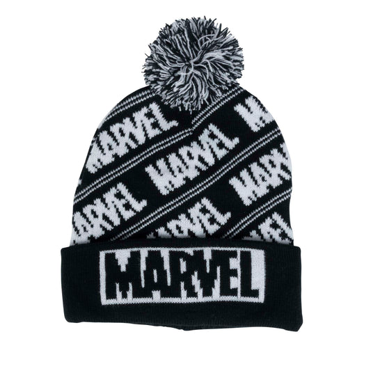 Marvel Classic Marvel Cold Weather Hat For Adults Black