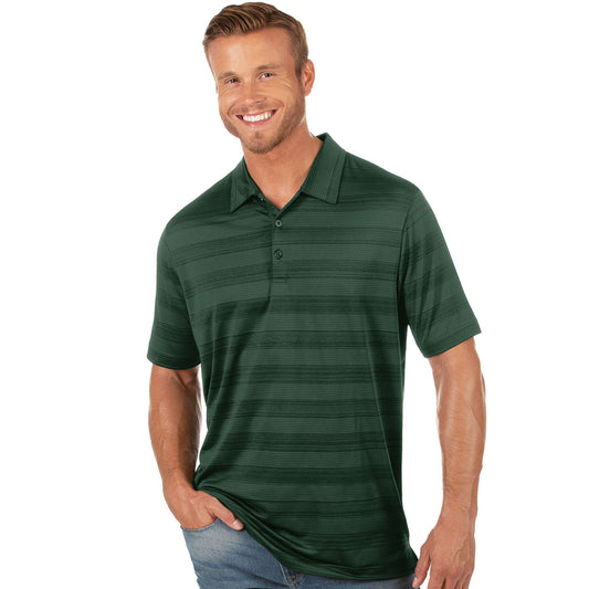 Antigua Compass Short Sleeve Polo Dark Pine Multi